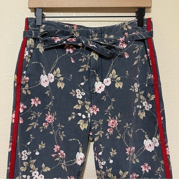 Sundry Floral Trouser Denim Pants Size 25 Women - Picture 4 of 13